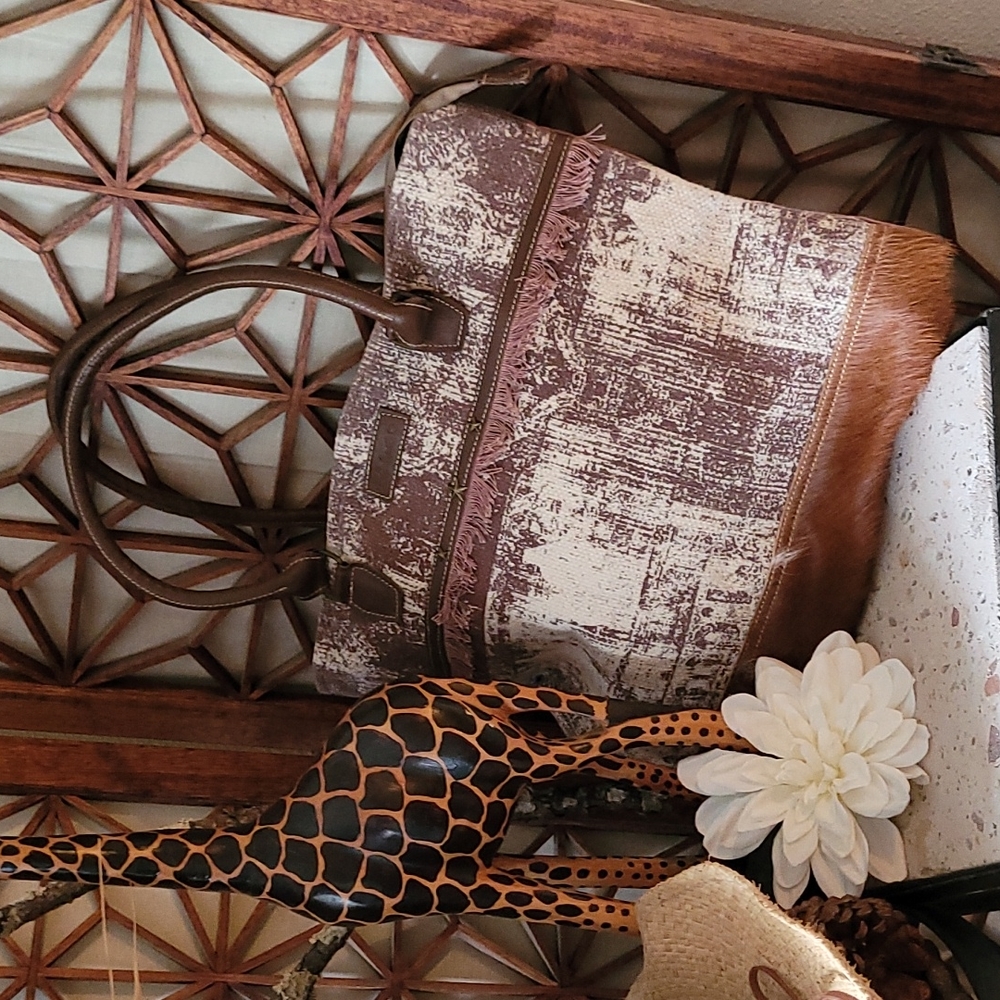 Myra Large Multi Unique Handbag - image 5